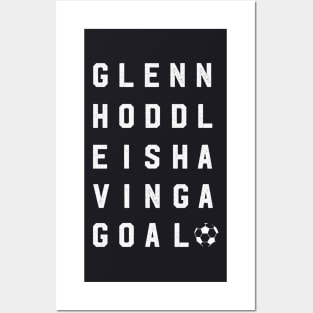 Glenn Hoddle is having a goal Posters and Art